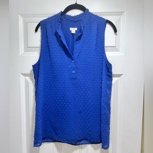 Jcrew Factory Blue Blouse - Size 8
